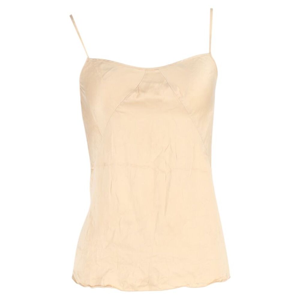 Alexander Wang Spaghetti Strap Camisole Top in Nude Silk